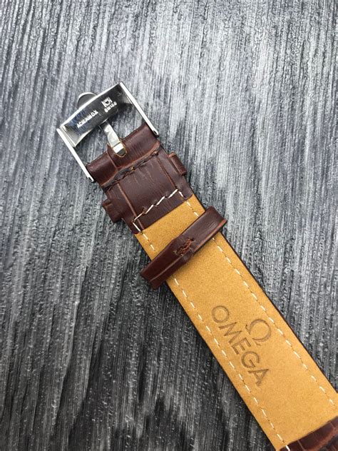 leather watch omega|genuine omega leather watch straps.